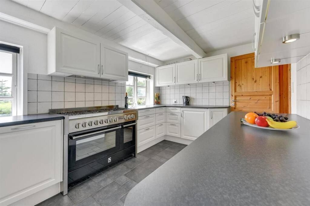 Thatched Holiday Home In Struer, Jutland With A View 외부 사진
